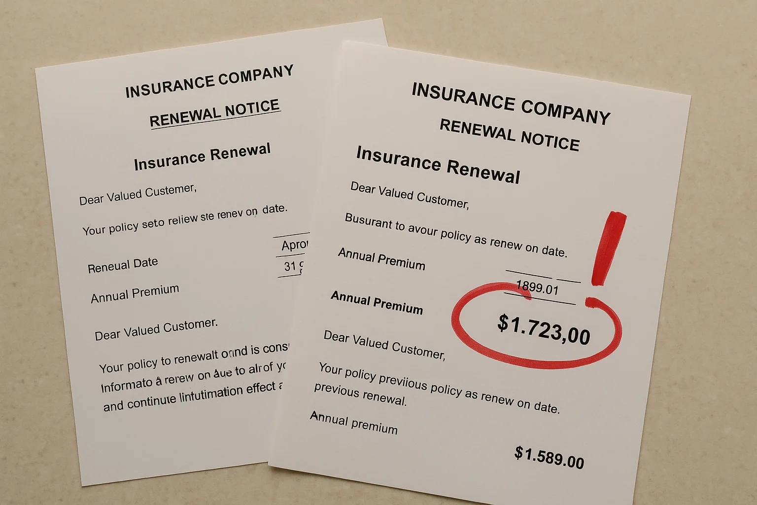 Map of the United States color-coded by home insurance premium increases in 2026, showing Florida and Louisiana with highest surges